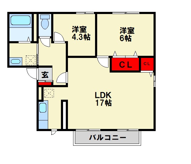 サラダ村 C棟 間取り