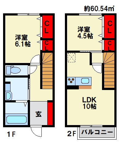 SUNNY COURT 102号室 間取り