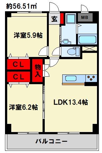ピノ木町  間取り図