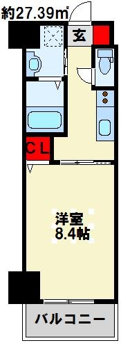 アスティー小町 502号室 間取り