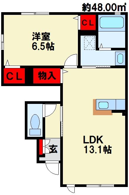 パストラル沼2 間取り図