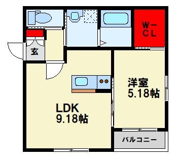 BRAVE BASE 木屋瀬 間取り図