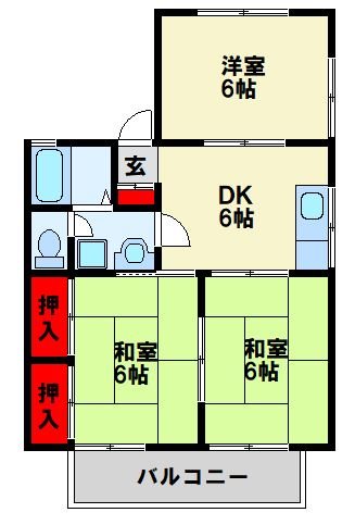クラッセ永犬丸 間取り図