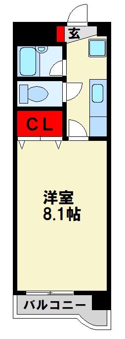 アーバンハイツ南台  301号室 間取り
