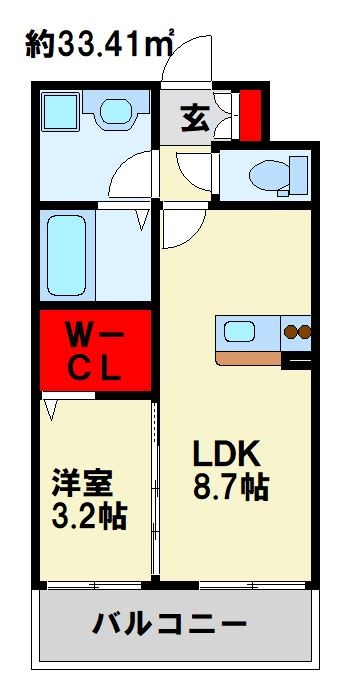 ラ・フィーエ上曽根 203号室 間取り
