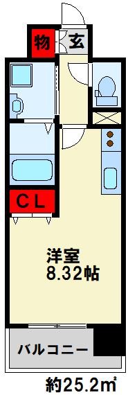 デザイナーズ　ざ・片野 705号室 間取り