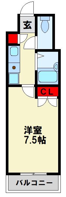 トーケン設計戸畑駅前Ⅱ 802号室 間取り