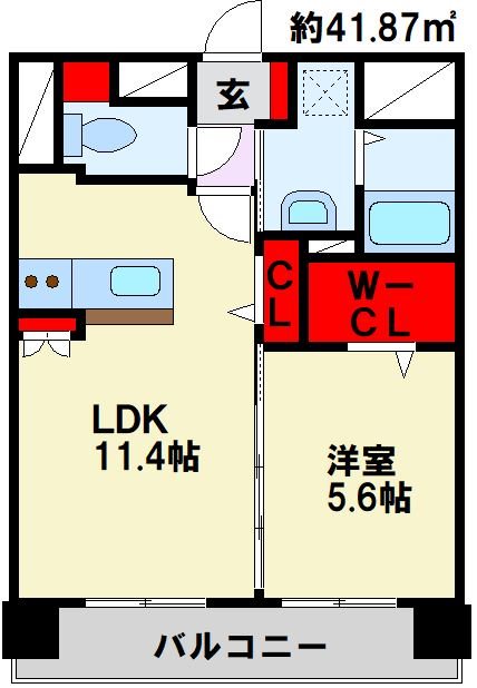 SunCity三ヶ森  504号室 間取り