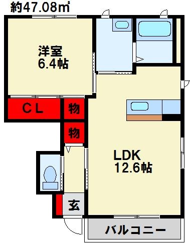 カーサ・ベーリャDS 間取り図
