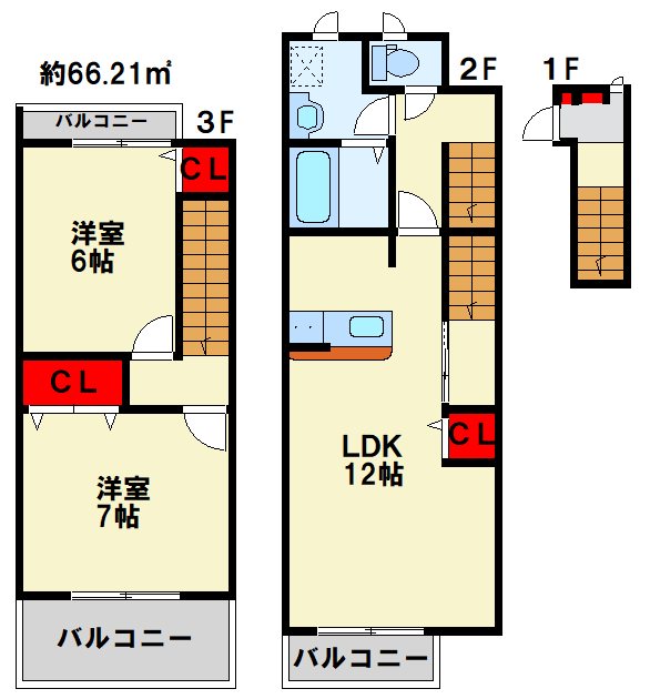 サンシャインブリッジ 間取り図