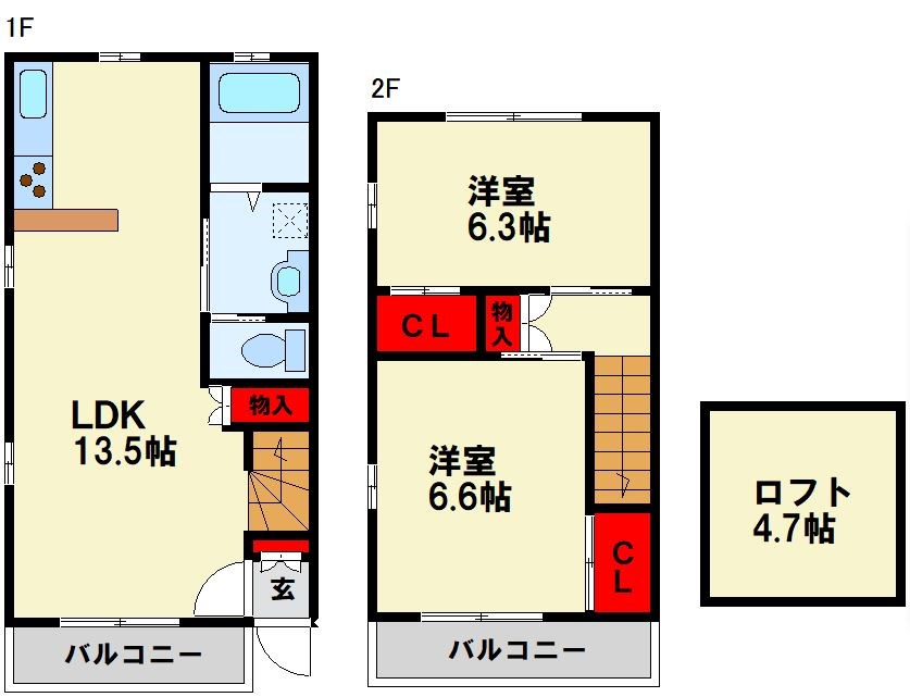 ボナソルテ 間取り図