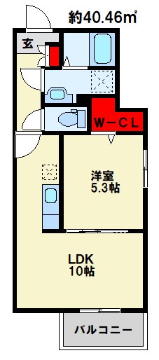 グローリア・ヒデ　A棟 間取り図