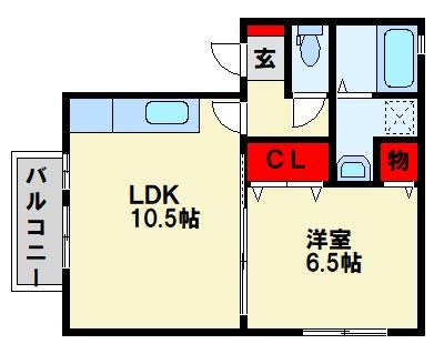 カトル鷹見 間取り図