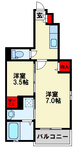 ジェルメ 間取り
