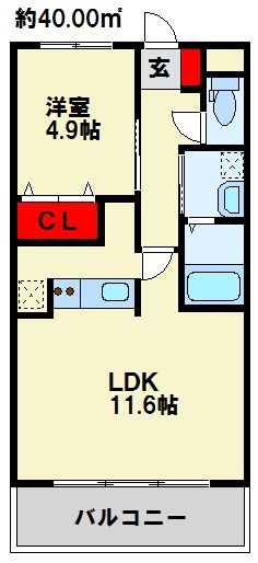 alaise(アレーズ) 102号室 間取り