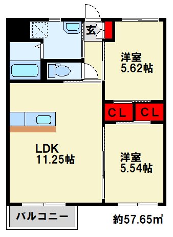 ＰＲＥＳＴＩＧＥ　ＥＸＥ  間取り図