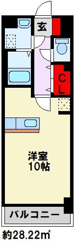 サンスタームーンモナ 103号室 間取り