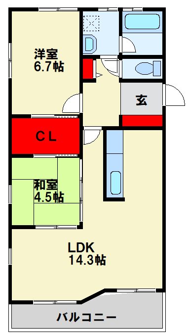 セントラーレⅡ 間取り図