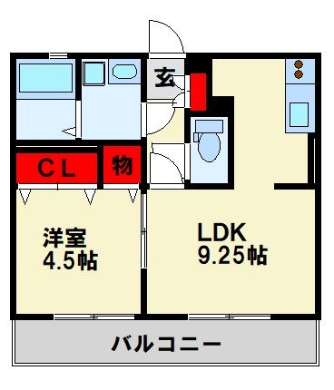 ヴィオラ楠橋 間取り図
