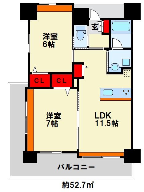 プレステージ・デル・さくらⅡ  間取り図