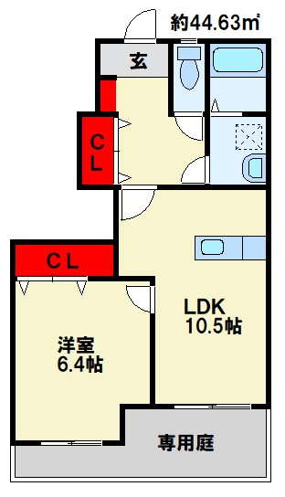 メゾンアシューレ 間取り図