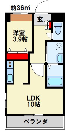 シャイン　ハピネス  間取り図