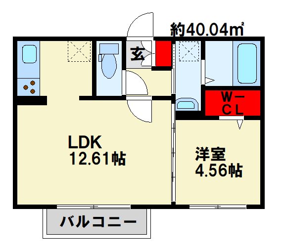 Appearance jono 302号室 間取り