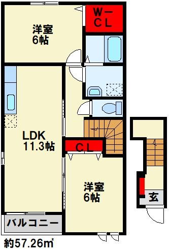 グリーンハウス 間取り図