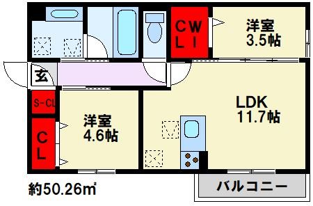 Island御開 間取り図