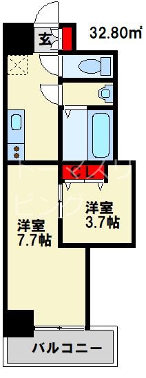 デザイナープリンセス77 間取り図