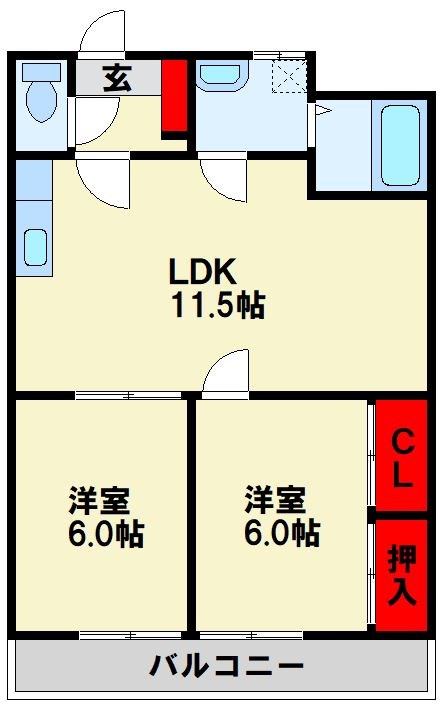 アーバンハイム 間取り図