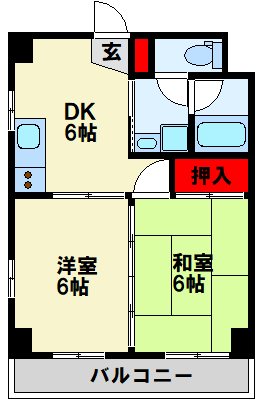 メゾン林 間取り図