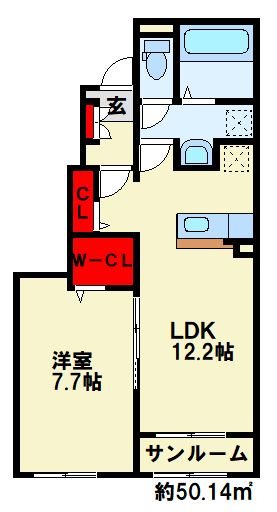 メゾン　ド　ジュネス　Ⅲ 間取り図