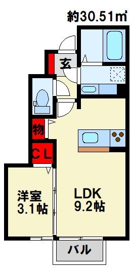 Forest　river 間取り図