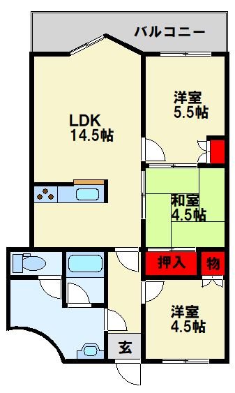 パラシオ高塔 間取り図