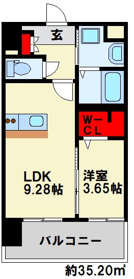 THE SQUARE Glory Residence 間取り図
