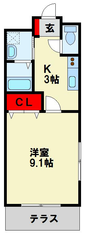 メゾンスミレン  間取り図
