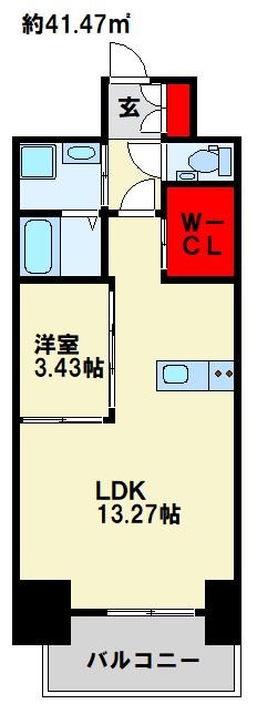 LEGEND鍛治町 間取り図