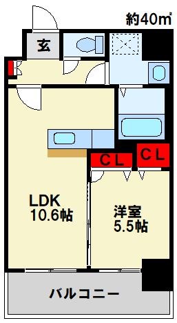 (仮称)九州共立大前マンション 間取り図