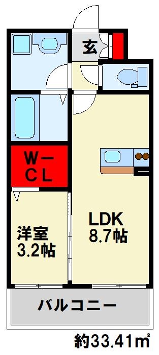 ラ・フィーエ上曽根 206号室 間取り
