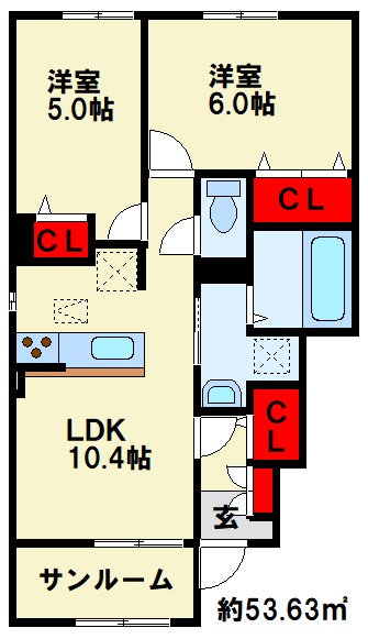 ゴールド　K　Ⅲ 間取り図