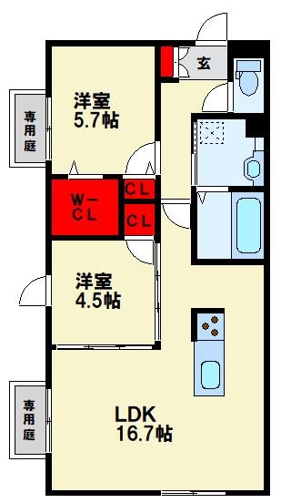 イオメール竹末 間取り図