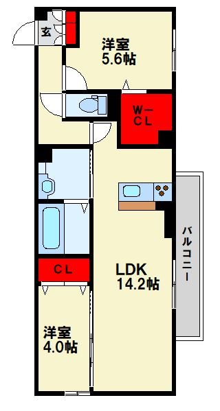 イオメール竹末 間取り図