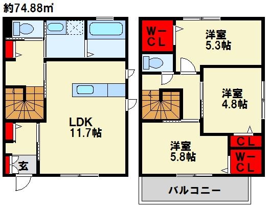 ガーデンハイムⅡ 102号室 間取り