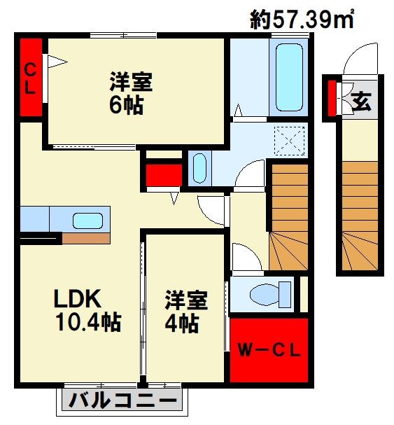 リバーサイドすみのえ 間取り図