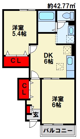 オネストハウス　C棟 間取り図