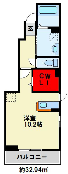 フレッシュリー　B棟 間取り