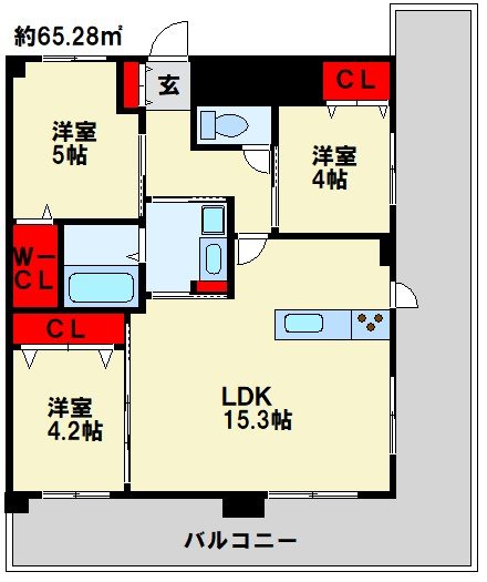 万玉ビル 間取り図
