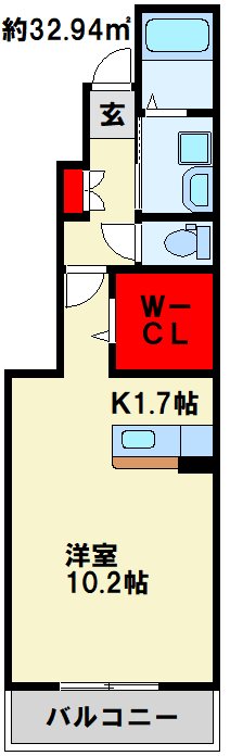 メゾン タウルス　Ⅰ 103号室 間取り