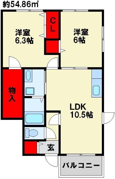 グリーンハウス 間取り図